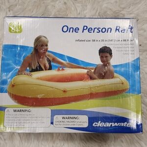 NEW Clearwater One Person Inflatable Raft
